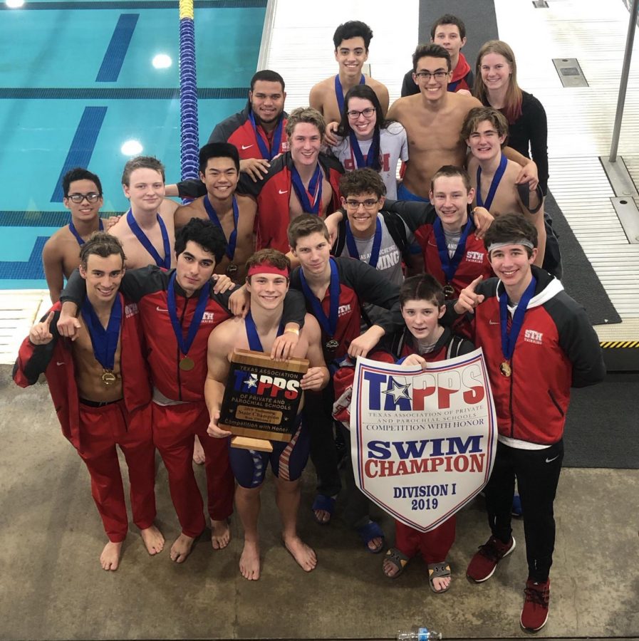 Eagle Swimming wins first state title in school history